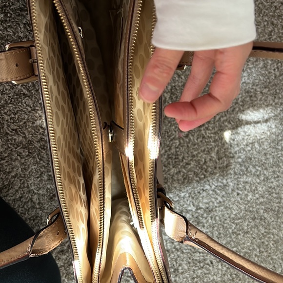 Authentic Kate Spade Tan Bag - Picture 8 of 9